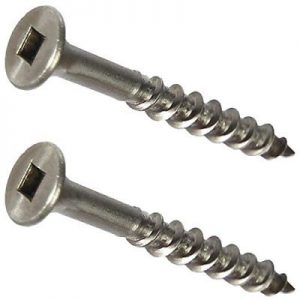 Stainless Steel Decking Screw 10Gx45 Square Drive
