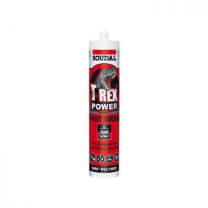 Soudal T Rex Power Adhesive 290ml Quick Silver